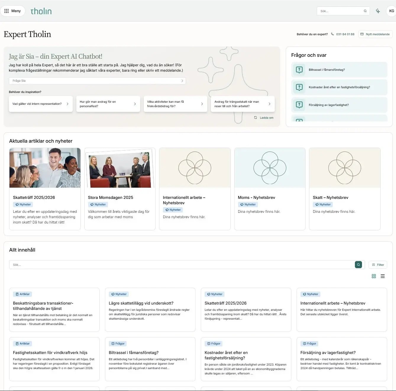 screeenshot produkt tholin expert