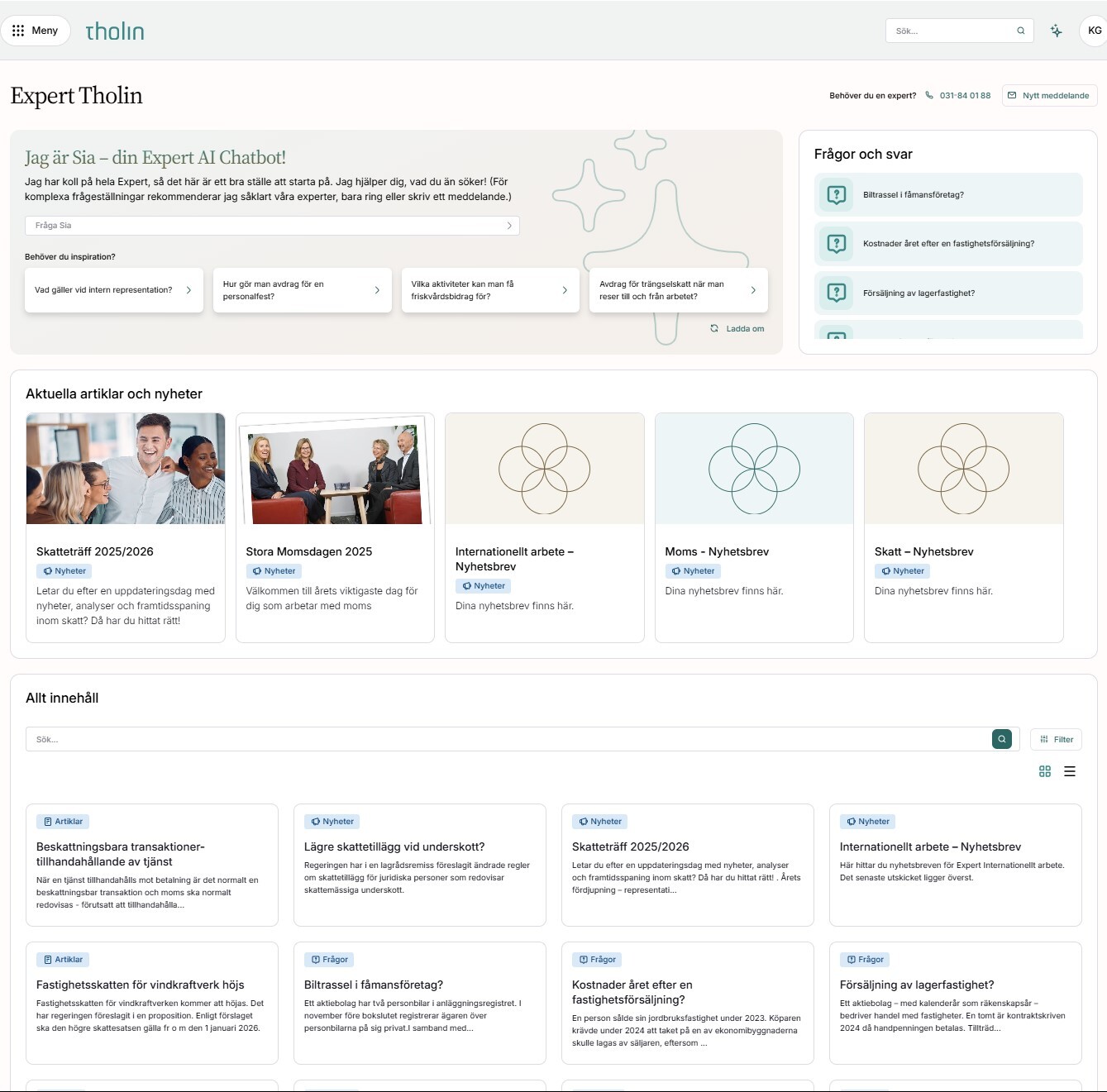 screeenshot produkt tholin expert
